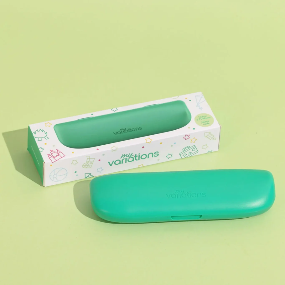 MyVariation Custodia da Viaggio Spazzolino Bambini Verde